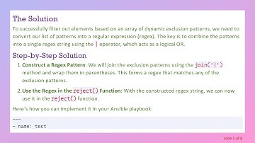 How to Filter Out Elements from a List in Ansible Using Multiple Patterns
