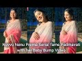 Nuvvu nenu prema serial fame padmavati pavithra b naik with her baby bump