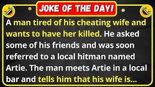 A man hires a hitman to k!ll his cheating wife – funny joke | joke of the day