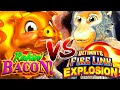 ★SLOT BATTLE TUESDAY!★ [EP#4] 🥊 RAKIN BACON VS. ULTIMATE FIRE LINK EXPLOSION Slot Machine