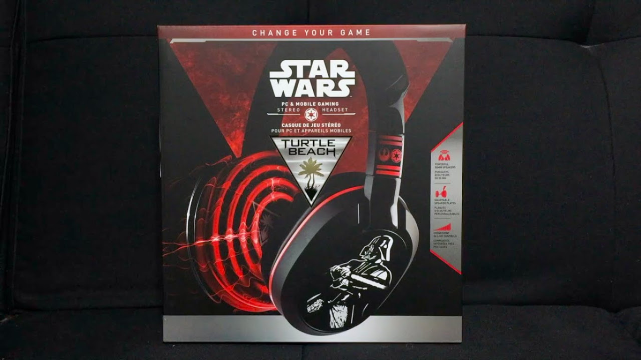 Turtle Beach Ear Force Star Wars Darth Vader Gaming Headset UNBOXING