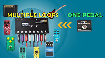 【DOREMiDi】ONE Pedal Control Multiple Effects Combinations(MES-8+FC-ONE)