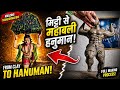 बजरंगबली की मूर्ति बनाने का तरीका | Bajrangbali Murti making at home | Hanuman Murti making