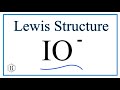 Iodine-Oxygen Ion Structure Concepts