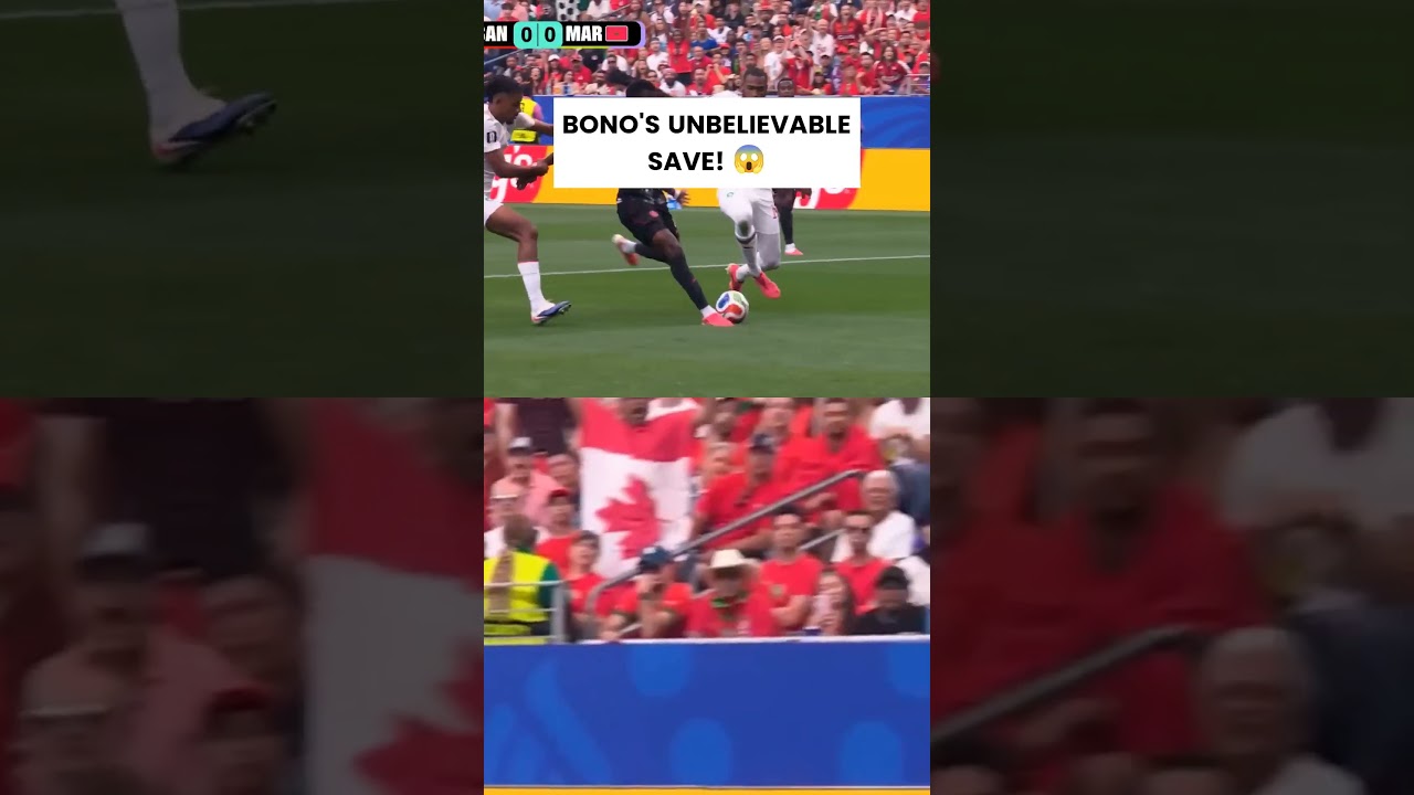 Bono saves 3 goals against canada #shorts #trending #viral #fifa #worldcup #bono