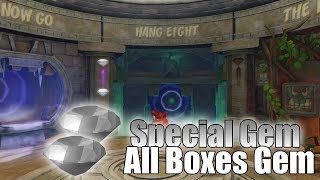 Level 3 Hang Eight - All Boxes Special Gem Crash Bandicoot 2