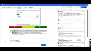 Answer Relevance How relevant is the answer to the query? English