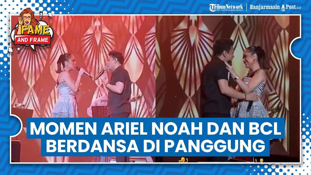 Adegan Ariel NOAH dan BCL Bikin Penonton Histeris, Dansa di Panggung ...