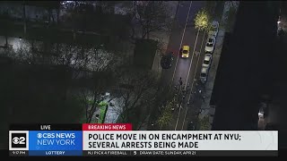 NYPD moves in on NYU encampment, starts making arrests