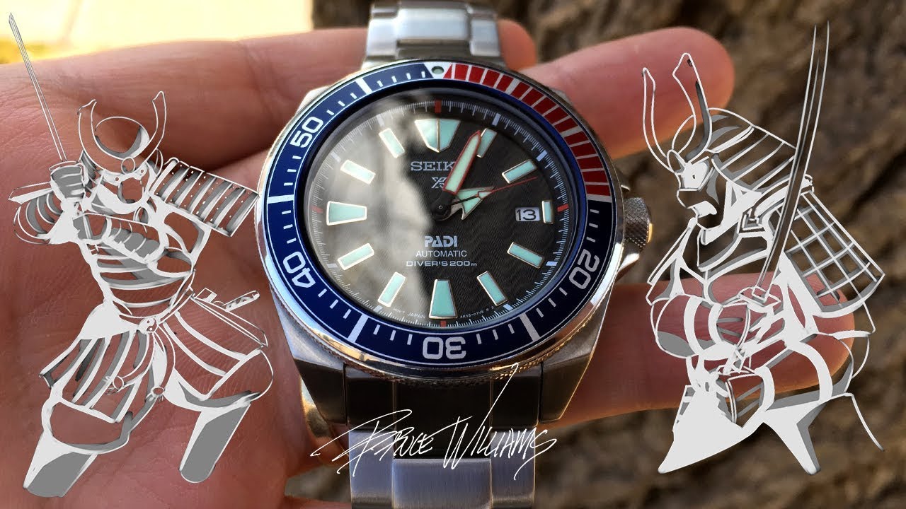 Seiko Padi Samurai - Awesome special edition - YouTube