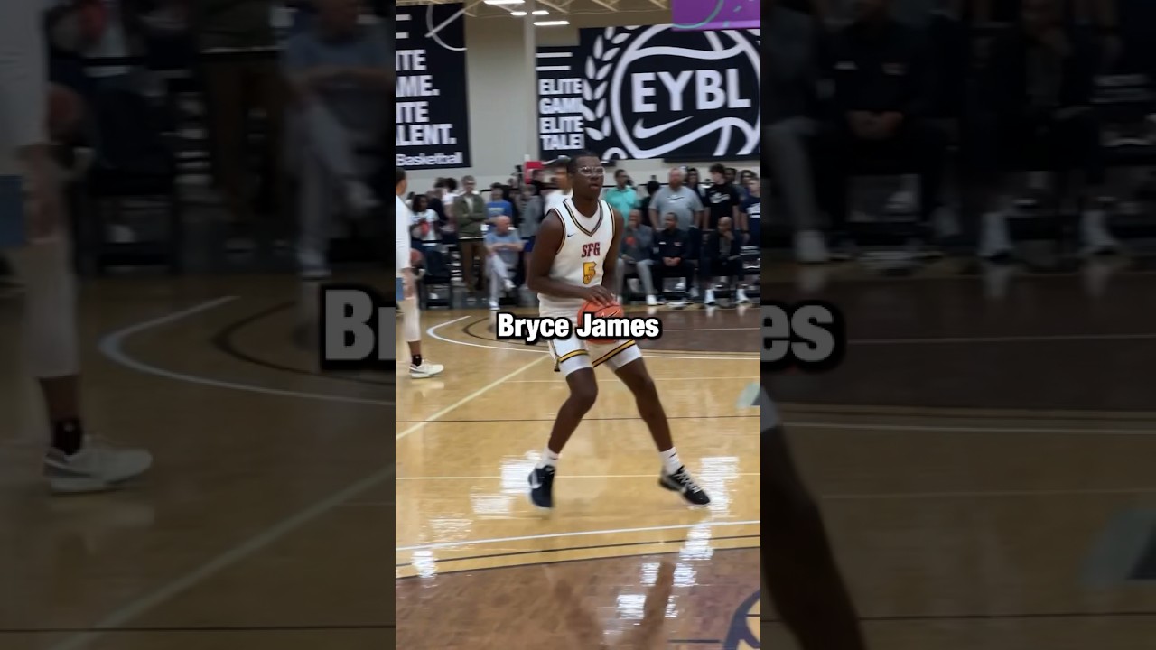 BRYCE JAMES VS THE BOOZERS WAS ELECTRIC 😱 #shorts #basketball #aau #nba #lebronjames #brycejames