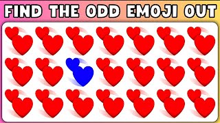 HOW SHARP ARE YOUR EYES | Find The Odd Emoji | Emoji Puzzle | Hard Puzzles | Party Games