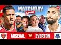 Arsenal 21 everton  match day live  premier league