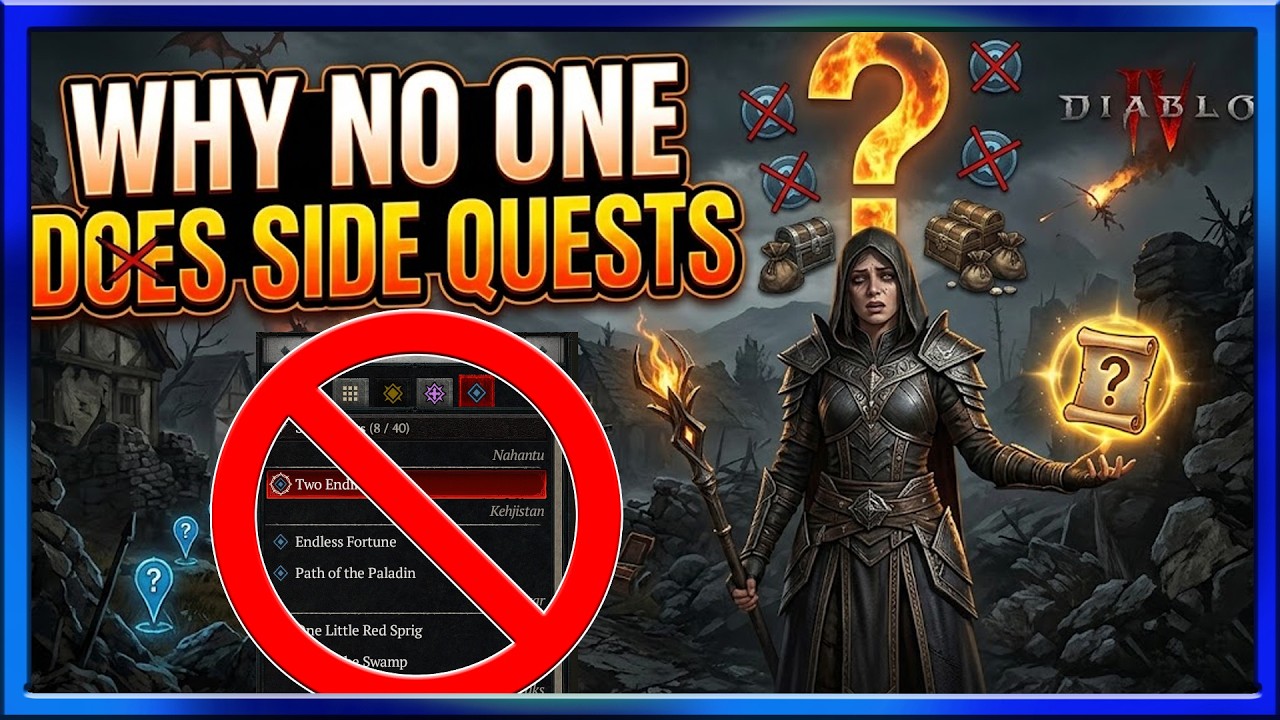 Diablo IV Side Quets and Why no one does them... (Feed Back) Discussion Diablo 4