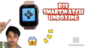 D28 SMARTWATCH UNBOXING AND INITIAL REVIEW | ENGLISH