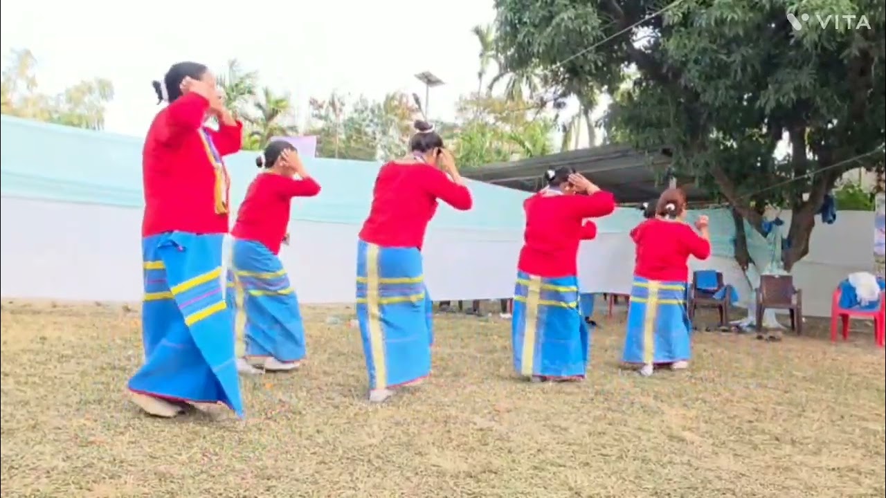 SIang Radang Dance #Smti Lek Pertin( Mitkong) and Group #