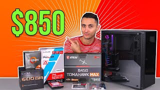 $850 Gaming PC Build - 5600 XT + R5 3600