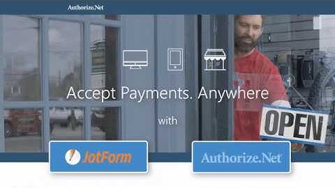Collect Authorize.Net Payments through Jotform