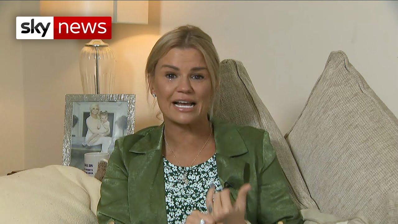 Kerry Katona breaks down talking about Caroline Flack