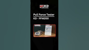 Pull Force Tester | KD - PFM200, @Kd_engineers