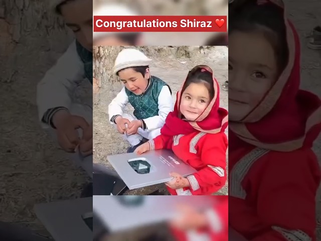 Congratulations Shiraz for Silver Play Button - Shirazi Village Vlogs - #shorts #shirazivlogs #viral class=