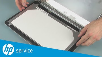 Replace the Display Panel | Pavilion 15-ab000 Notebook | HP Support