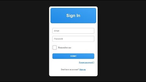 Simple Login Form Using HTML & CSS (Beginner Friendly)