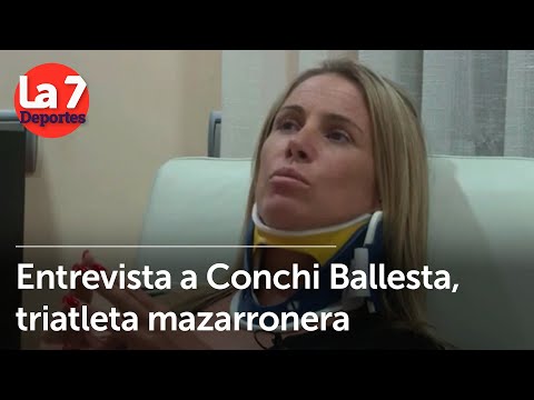 La triatleta mazarronera Conchi Ballesta sufre un accidente con un cami&oacute;n: "Esos dos microsegundos me salvaron la vida"