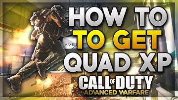 Call Of Duty Advanced Warfare: "Rank Up Fast" How To Get Quad XP & Rank Up Fast (Call Of Duty AW)