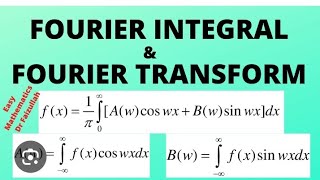 Unit-4 Fourier Integral and Transform with  Related problem #Applied Math #engineering (1)