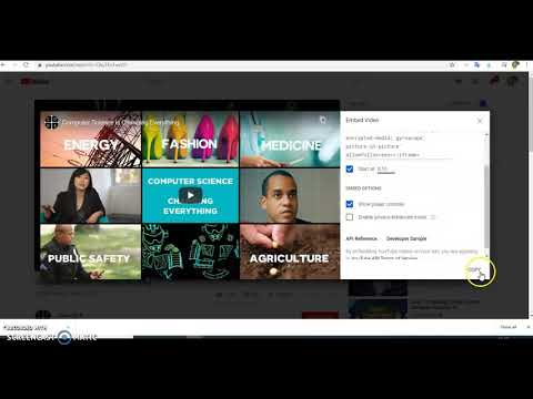 Adding a Youtube Video to HTML code using code.org weblab