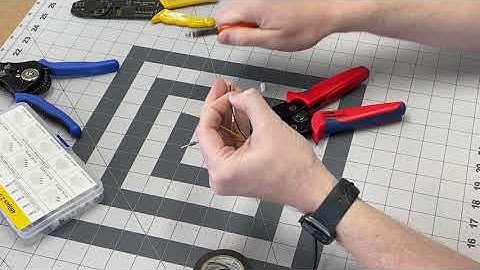 Crimping Dupont Connectors