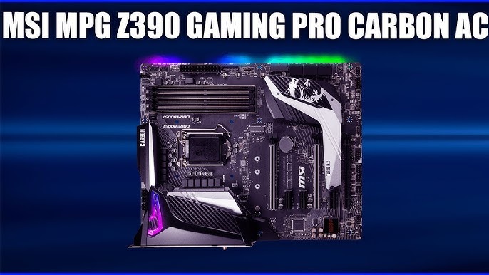 MSI MPG Z390 Gaming Pro Carbon Preview - Box, Bundle & First Look