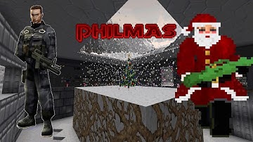 [GZDoom] "Philmas (RC1)" - MAP01: "A Snowy Entrance" + "Doomed I.G.I."