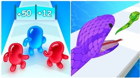 Join Blob Clash vs Snake Run 🟣🐍 Epic Mobile Game Battle