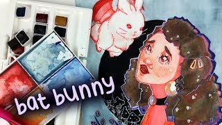 Bat Bunny Dibujo Tradicional Draw With Sonia Midnight