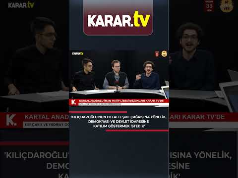 Kartal Anadolu İmam Hatip Lisesi mezunları Kılıçdaroğlu'na neden mektup yazdılar #shortsvideo