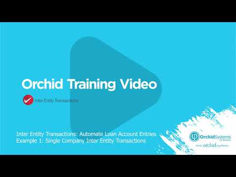 Inter-Entity Txns - Training (Loan Accounts - Single Database)