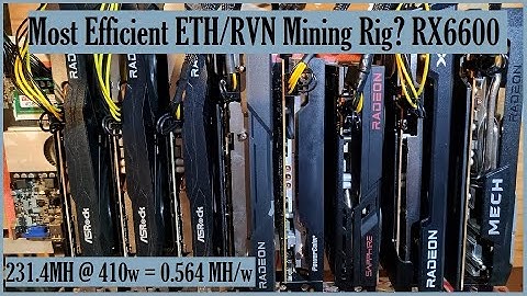 Most Efficient GPU Mining Rig? | RX6600