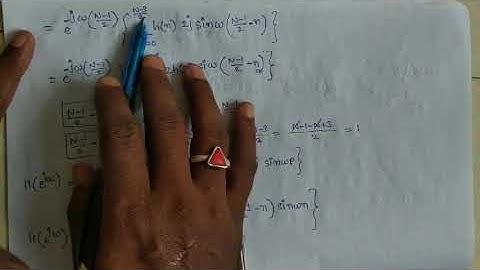 DSP(ECE/EEE) - FREQUENTLY RESPONSE OF FIR FILTER WITH ANTISYMMETRICAL IMPULSE RESPONSE, N ODD
