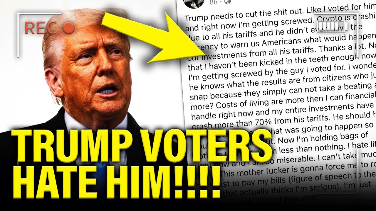 Trump Voters TURN AGAINST HIM as DISASTER UNFOLDS