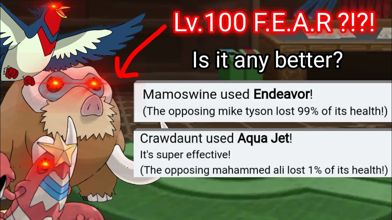 F.E.A.R Strat but I used Lv.100 Pokémon instead | Pokémon Showdown
