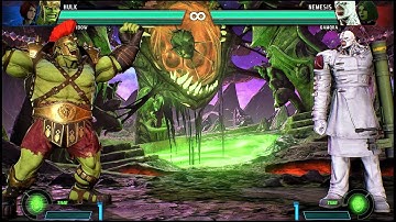 BLACK WIDOW & HULK VS GAMORA & NEMESIS | Marvel Vs. Capcom Infinite -  (VERY HARD)