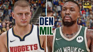 BUCKS vs NUGGETS (PS5) - NBA 2K24 [4K UHD]