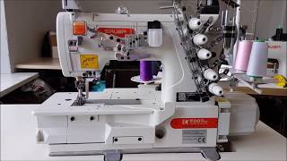 How to sew ? Interlock / renderka Siruba F007KD automat