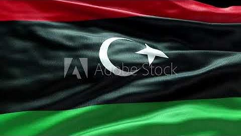 4k render Libya Flag video waving in wind Libya Flag Wave Loop waving in wind Libya Flag Libya Flag