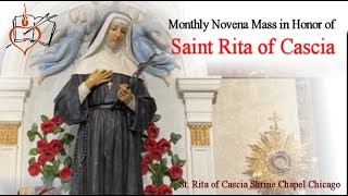 Novena Mass in Honor of Saint Rita of Cascia