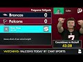 Falcons vs. Broncos Live Streaming Scoreboard, Free Play-By-Play, Highlights | NFL Preseason Week 1