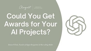 Could You Get Awards For Your AI Projects