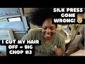 I HAD TO CUT ALL MY HAIR OFF 😫 | BIG CHOP #3 | Natural Hair Journey I MY VAN LIFE